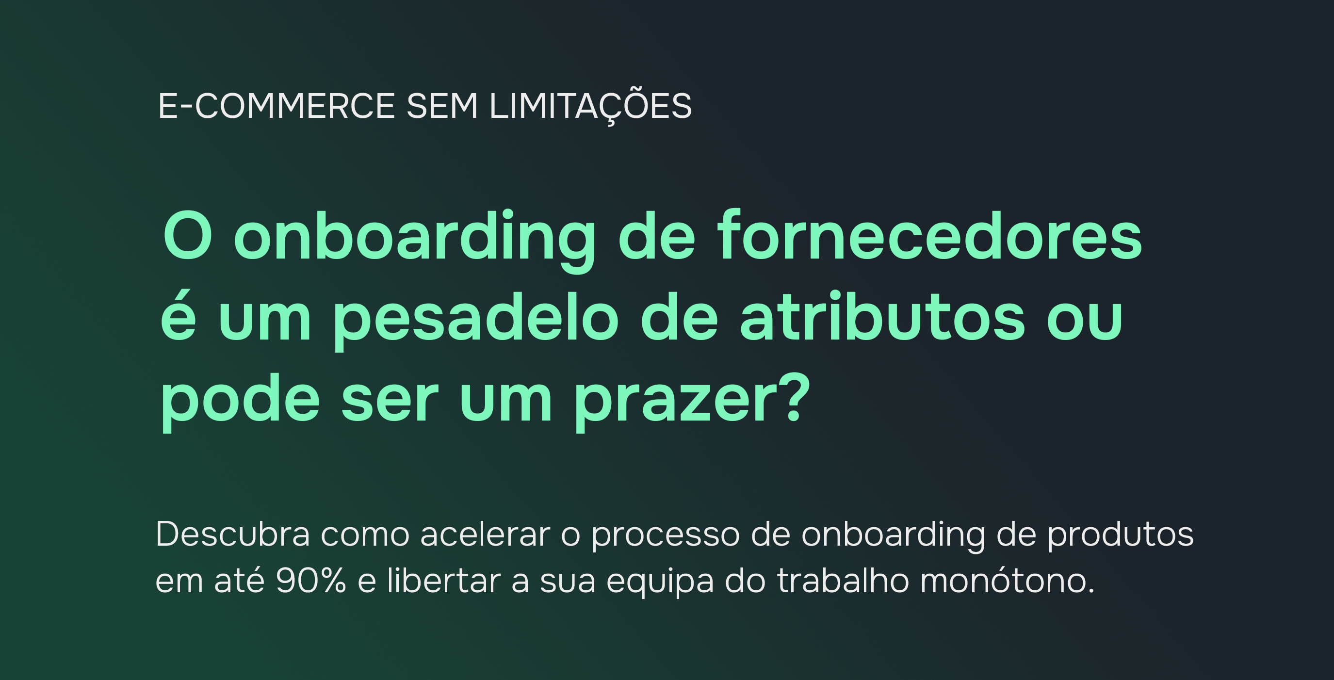 E-commerce sem limitações: automação da integração de produtos com especificações completas
